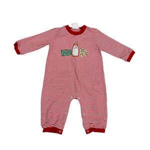 NWT Three Sisters 6M Milk & Cookies Romper